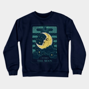 The moon light card spirit of mind Crewneck Sweatshirt